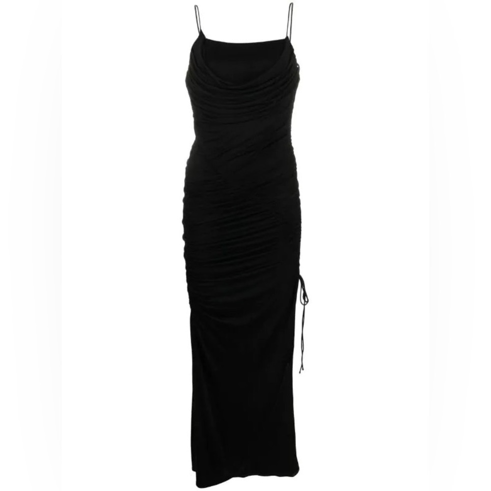 NWT 🌑 ALICE AND OLIVIA Lux Ruched Dress - Picture 6 of 12